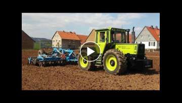 MB trac 1600 turbo mit 5m Titanum Scheibenegge