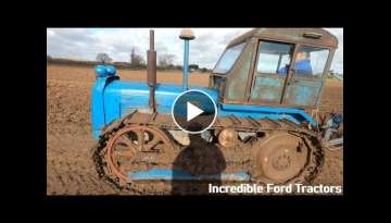 1955 Fordson County Power Major Full Track 3.6 Litre 4-Cyl Diesel Crawler Tractor (52 HP)