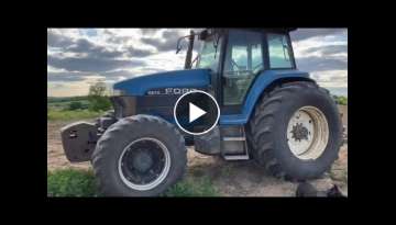 We bought a new tractor Ford 8870, for the Wisconsin dairy farm