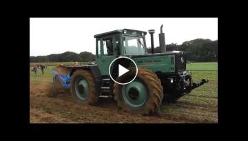 MB-Trac 1800 ploughing!