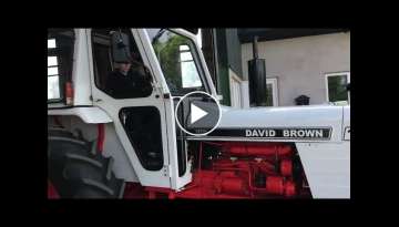 David brown 1212 after engine rebuild and restoration first drive out