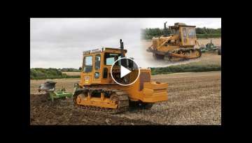 Ploughing with 1984 Cat D6D SA VHP & 8f Dowdeswell DP1 | Subsoiling with Cat D6D and Cousins V-Fo...