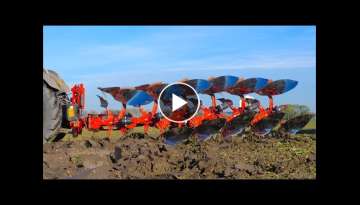 KUHN Vari-Master L Smart Plough w/ Section Control | FENDT 933 vario | Perfect ins and outs