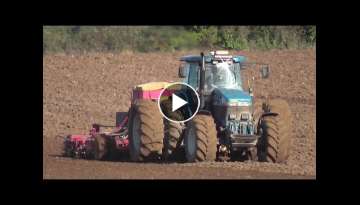 Ford 8970 & Ford 8770 Tractors at Winter Tillage