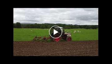 Ploughing with a David Brown 1494