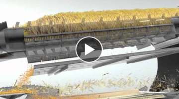 CLAAS LEXION Crop flow - APS HYBRID SYSTEM animation / 2011