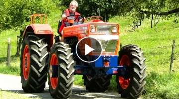Super Rare V6: 1968 SAME Buffalo V6 Tractor | Start-Up, Sound, Drive