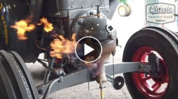 Starts With FIRE! - 1929 Lanz Bulldog 2 Stroke Diesel - John Deere Company - Classic Tractor Feve...