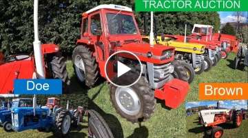 LARGE VINTAGE TRACTOR COLLECTION FOR AUCTION