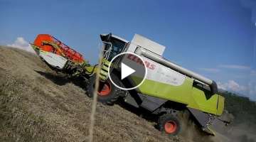EXTRÊME CLAAS LEXION 530 MONTANA 4X4 IN MOUTAINS