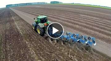 Ploughing | John Deere 8230 + 7 furrow Lemken VariTansanit 8 | KMWP Ploegen / Pflügen