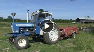 FORD 7000 AND IH 445 BALER
