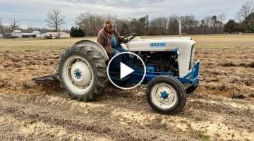 Ford 2000 Tractor Pulling A Spring Tooth Tiller
