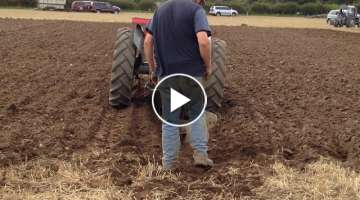 How to finish your ploughing the correct way- Fergie class