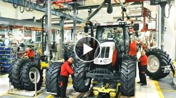 Steyr Tractors Factory - Production In Austria