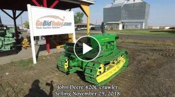 John Deere 420C Crawler for sale at auction