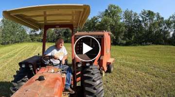 Baling Hay with the Farmall 756 and 656 Diesels