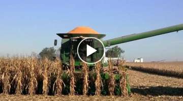 Kuhn Farms, John Deere 9770 STS Combine on 11-4-2011