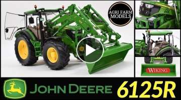 1/32 JOHN DEERE 6125R with H340 loader by WIKING | Review #54