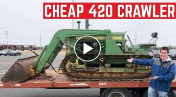  John Deere 420C Crawler Tractor 