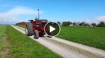 Farmall 1566 with young power girl