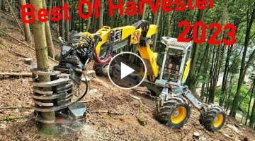 ????BEST OF 2023 *HARVESTER* • by Forestmachine Impressions • HarvesterAction • Loggingmach...