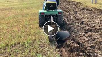 Plowing Match (2022) John Deere Lawn Tractor 318 & 1 Bottom Plow