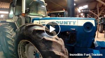 1980 Ford County TW 1184 4WD 6.6 Litre 6-Cyl Diesel Tractor (143 HP)