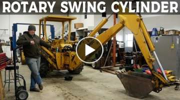 Massey Ferguson Backhoe Rotary Swing Cylinder Rebuild