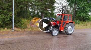 Traktor Massey ferguson 135 med frontlastare